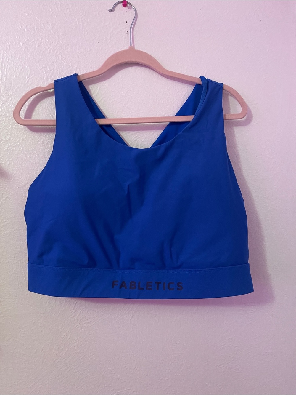 Fabletics Blue Sports Bra, 3x
